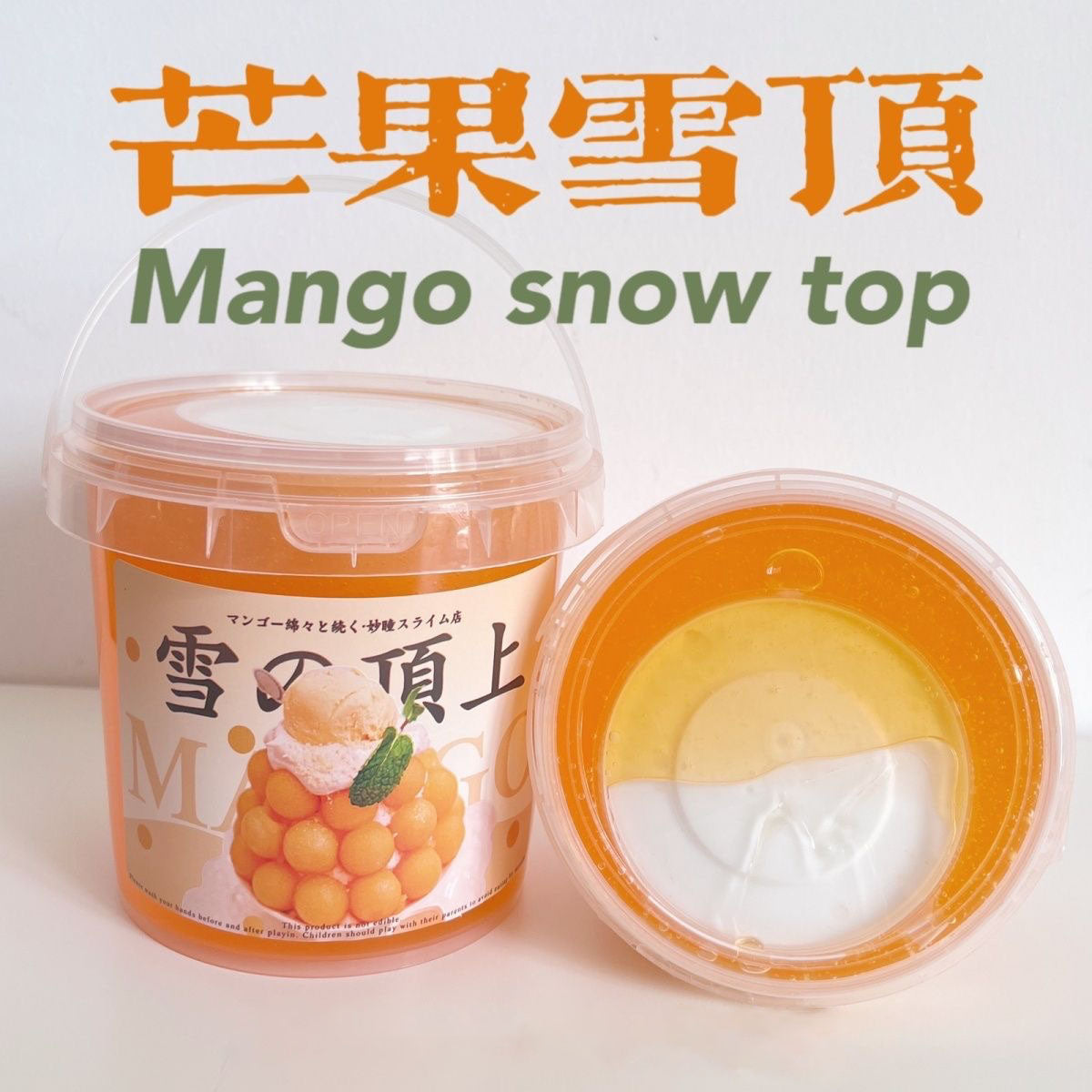 Mango Snow Top Slime
