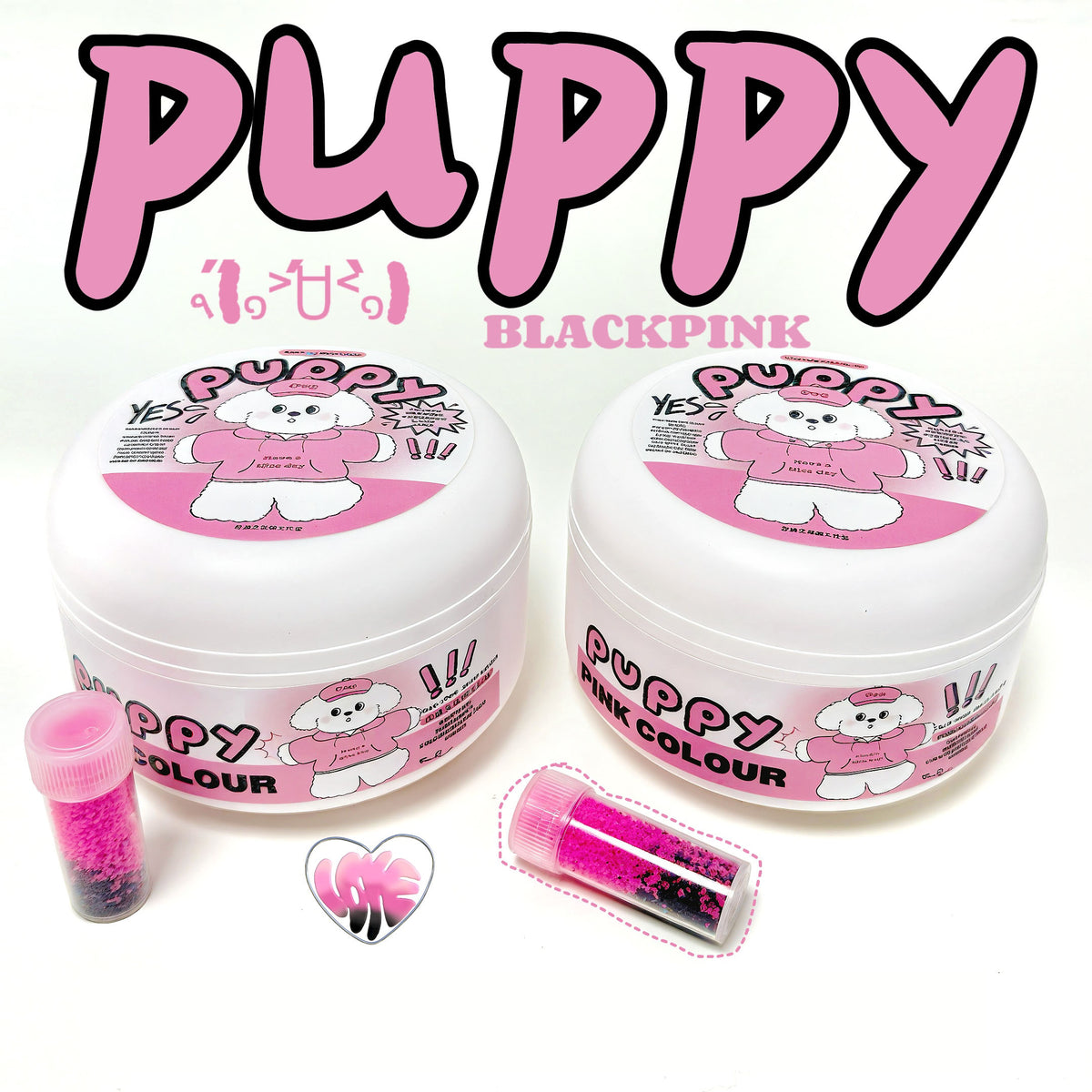Sweetheart Pink Puppy Slime